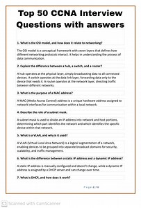 Top 50 CCNA Interview Questions – Your Ultimate Networking Prep Guide! #CCNA #Networking #NetworkEngineer #Cisco #ITLearning #InterviewPreparation #ComputerNetworks #RoutingAndSwitching #NetworkSecurity #TechEducation #networkingwithisrar | Networking with Israr