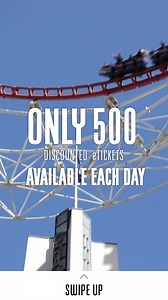 6.5K views · 178 reactions | Book online for a visit in May and receive £5 OFF each eTicket! BUT you better be quick as there are ONLY 500 discounted eTickets available each day. Use code MAY500 at checkout to redeem  GO GO GO! *Offer valid Sunday-Friday. Offer ends 31st May. Valid on both Adult & Junior eTickets. | Pleasure Beach Resort | Facebook