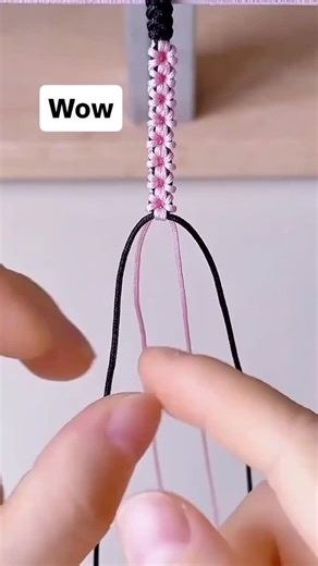 Craft Zone | Simple hand-woven knot technique 🌸 Beautiful pattern made with patience and precision. Perfect for beginners who love handmade crafts. . .... | Instagram