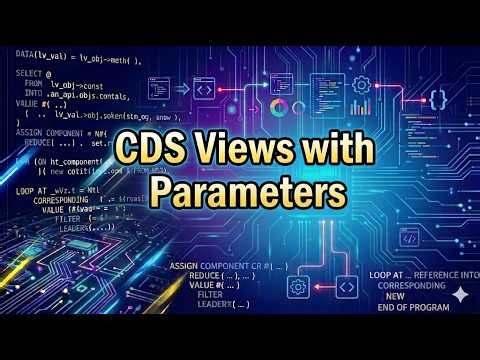How to Use Parameters in CDS Views | SAP BTP Eclipse