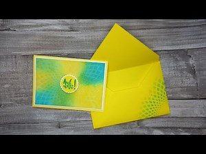 Distress Oxides, Stencil und Stempel = schnelle, einfache Karten (Möglichkeiten mit Schablonen #2)