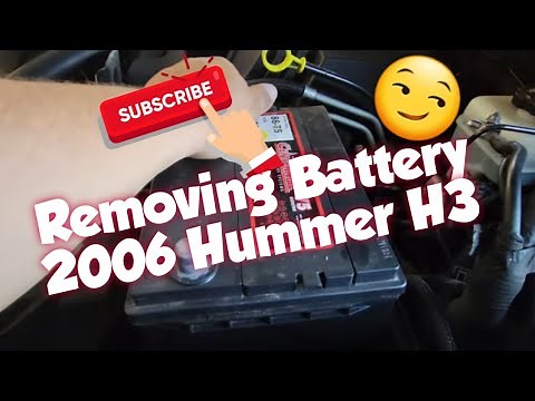 How to: 2006 Hummer H3 Battery Removal