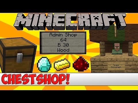 Minecraft Bukkit Plugin - Chest Shop - Tutorial