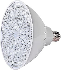 Astra Depot 12V AC Outdoor Swimming Pool Lights Bulb Replacement Large Areas Light 468 LED RGB Control with Remote Controller Fit Underwater Lighting Fixture E27 Socket