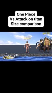 263K views · 905 reactions | One piece vs attack on titan size comparison | Weird Data | Facebook