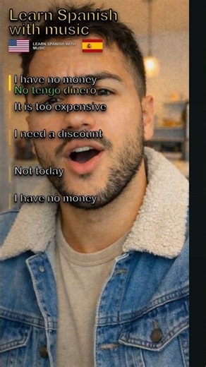 I Have No Money in Spanish | No tengo dinero