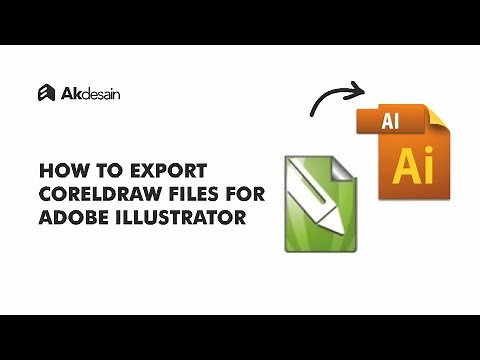 How to Export CorelDraw File to Adobe Illustrator