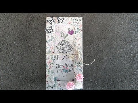 Tuto DIY mini album scrapbooking facile et rapide
