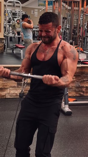 Your arms aren’t getting the love they deserve. They’re not growing because by the time you do isolation movements for them, they are tired from compound movements. Here are 2 solutions so you can grow your arms: 1. Hit biceps with chest and triceps with back. This allows your muscles to be fresh and not fatigued from pressing and pulling movements. 2. Have a designated arm day. This is what I do and has put serious size on my arms. I’d also recommend starting your arm day with whatever muscle g