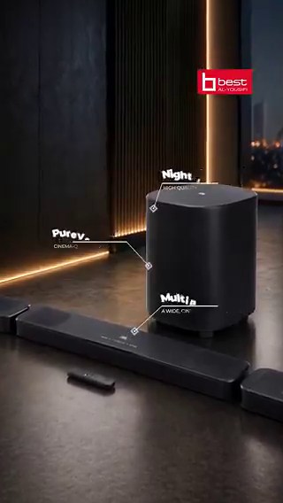 Did you know the right sound system can make your TV feel like a cinema?🎬🔊Premium home audio makes all the difference. Shop Now at Best Al Yousifi! 🔥 تعرف إن نظام الصوت الصح يخليك تحس إنك قاعد بالسينما؟ 🎬🔊الصوت الاحترافي حيل بيفرق وياكم!تسوق الحين عند بيست اليوسفي 🔥
