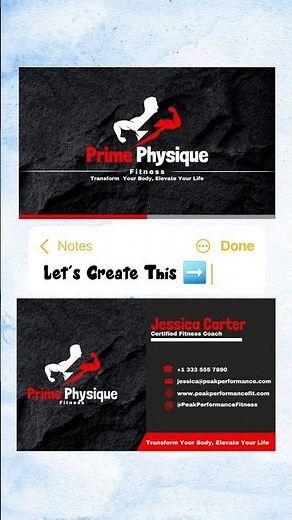 Design a Gym Business Card Like a Pro! 💥 | Canva Tutorial #canva