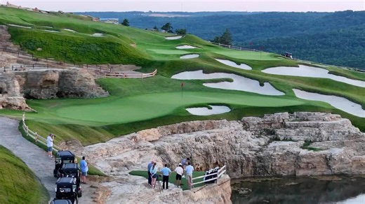 Cliffhangers is golf on the edge at Big Cedar Lodge in the Ozarks