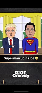 250K views · 3.4K reactions | Superman Dean Cain Joins Ice  | Riot Comedy | Facebook