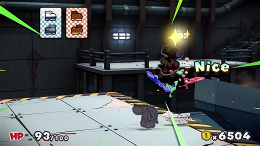 Paper Mario Color Splash - Boss Fight - Ludwig