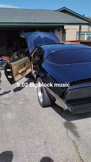 1982 trans am with 5.02 bigblock engine and ghost emblums