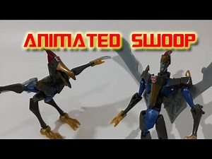 Transformers Animated Deluxe Class Dinobot SWOOP Video Review