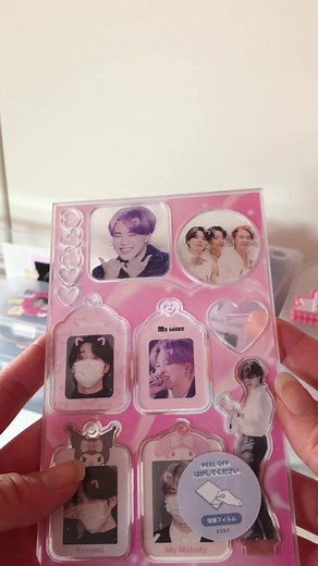 #ad とても可愛く作れました🎀#army #韓国 #ゆんみん #推し事 #じみん #机 #army机 #army部屋紹介