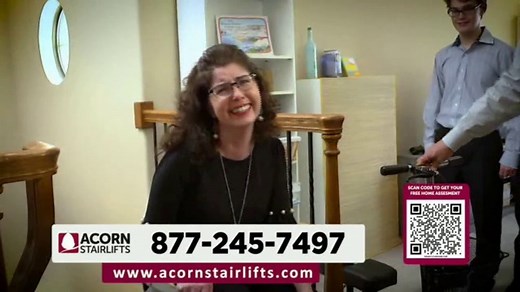 Acorn Stairlifts TV Spot, 'Quality of Life: Slim and Attractive Design'