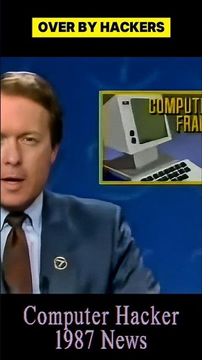 Computer Hacker 1987 News #hacker #80snostalgia