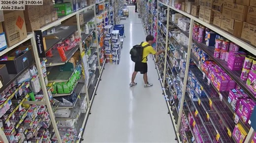 School kid Backpack over shoulder