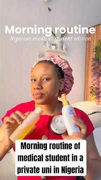 A Medical Students Morning routine—Private University in Nigeria #medicalstudent #morningroutine