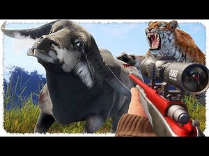 Hunting the MOST AGGRESSIVE Animals (they fought back) | theHunter: Call of the Wild