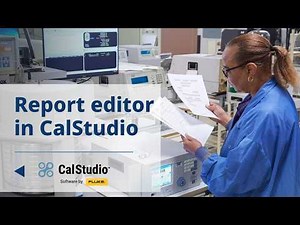 CalStudio Report Editor | Build Calibration Certificates Without Coding