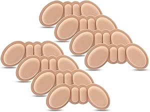 Premium Foam Heel Pads for Shoe that are Too Big Inserts Grips, Back of Heel Cushions Protectors Liner Heel Slip Pads,Blisters,Filler for Loose Shoe Fit (RosyBrown)