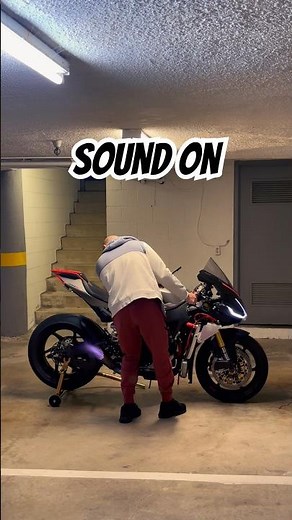Raw RSV4 Sound — Pure MotoGP Vibes in the Garage 🔥
