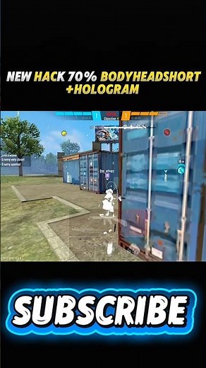 NEW HACK 70% BODYHEADSHORT AND HOLOGRAM 🥵🔥#freefire #hack #modmenufreefireantiban