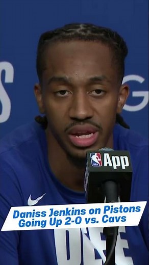 Detroit Pistons’ Daniss Jenkins reflects on 2-0 lead vs. Cavs