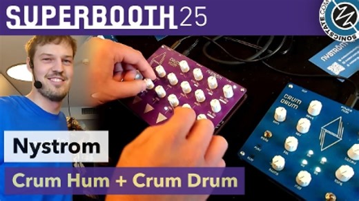 Superbooth 2025: Nystrom - Crum Hum   Crum Drum