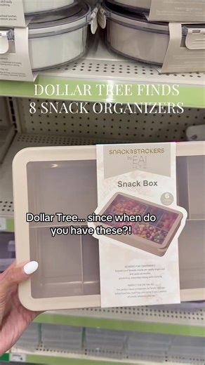 Wait till you see all 8 snack containers I found at Dollar Tree 😱 #organizing #snackdrawer #lunchbox #snackrestock #kidslunch