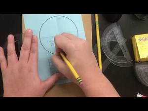 Making a Circle Graph with a Protractor