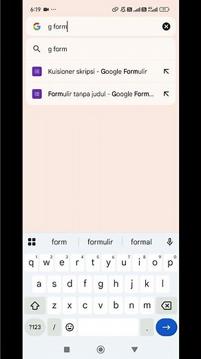 BUAT GOOGLE FORM DI HP #googleform #shorts