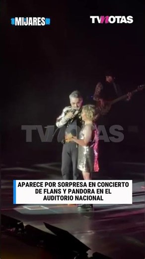 Mijares crashes Flans and Pandora concert at the National Auditorium