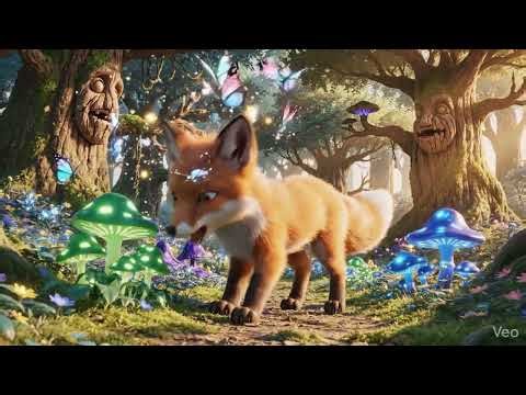 Baby Fox Exploring Enchanted Forest 🌲 | Kids Animal Animation | Whimsical Nature Story for Children