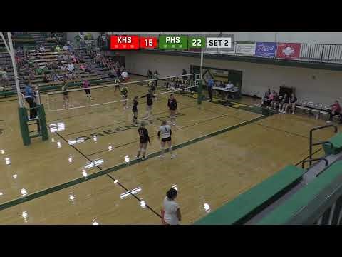 9-9-25 PHS Varsity Volleyball vs Halstead and Kingman