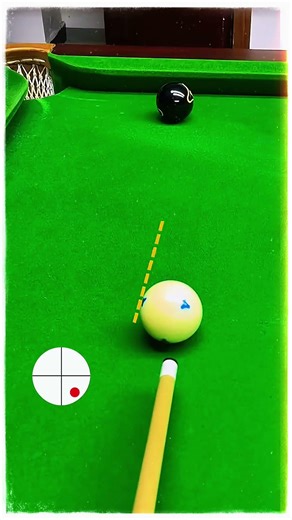 Hard to Pot? 😰 Use SPIN to "Cheat" the Pocket! 🔄🎯 Auto-Aim Trick! 🎱 #poolhacks