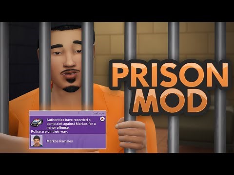 The Sims 4 JUST Got a Justice System?! 👮🚨.....(My SIM GOT ARRESTED!)