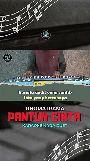 PANTUN CINTA - Karaoke Duet [ RHOMA IRAMA ] #teaser #dangdutkaroke