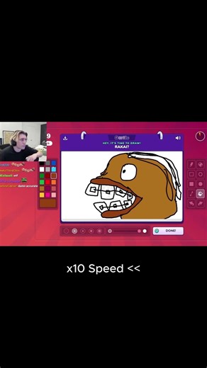 xQc drew Rakai and it looked like this #shorts #funny