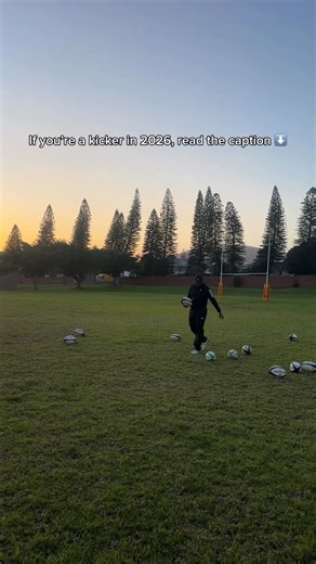 Kicking it with KC on Instagram: "10 things to do as a kicker in 2026… 1. Build a repeatable pre-kick routine 2. Prioritise accuracy before power 3. Film your kicks consistently 4. Separate technical sessions from competitive sessions 5. Train kicking under pressure 6. Kick when tired, not only when fresh 7. Train decision-making, not just static kicks 8. Practice the kicks you avoid 9. Get objective feedback from a coach 10. Review sessions with intent, not emotion"