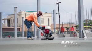 Tomahawk Power 24 in. Power Trowel Edger Walk Behind 5.5HP Kohler Concrete Tool with Float Pan for Cement Floor Surfaces TPT24H