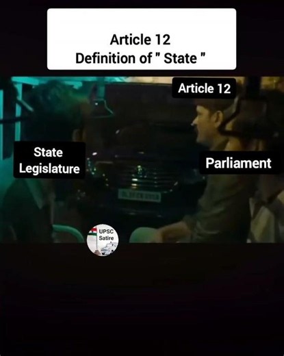 Article 12 Definition of State | Polity Constitution of India UPSC Satire #polity #upsc #ias CSE