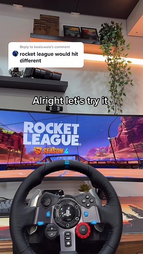 Logitech G29 Steering Wheel Experience in Rocket League