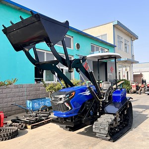 [Hot Item] Reliable Heavy-Duty Rototiller: 50 HP Mini Crawler Tractor