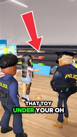 Roblox police took this way too serious #roblox #shorts #robloxstory