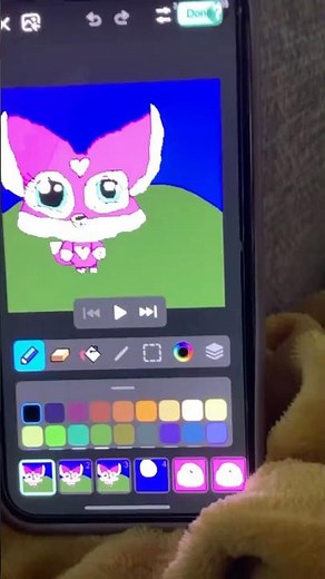 Pinky heart turns into a werewolf fluvsies