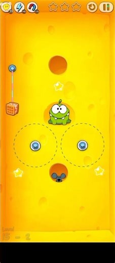 Cut The Rope Cheese Box Level 2 #cuttherope #cheese #box #games #puzzle #fyp #trending #shorts